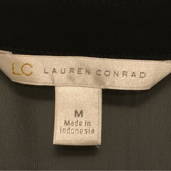 Lauren Conrad sheer black blouse, size M - Picture 4 of 6